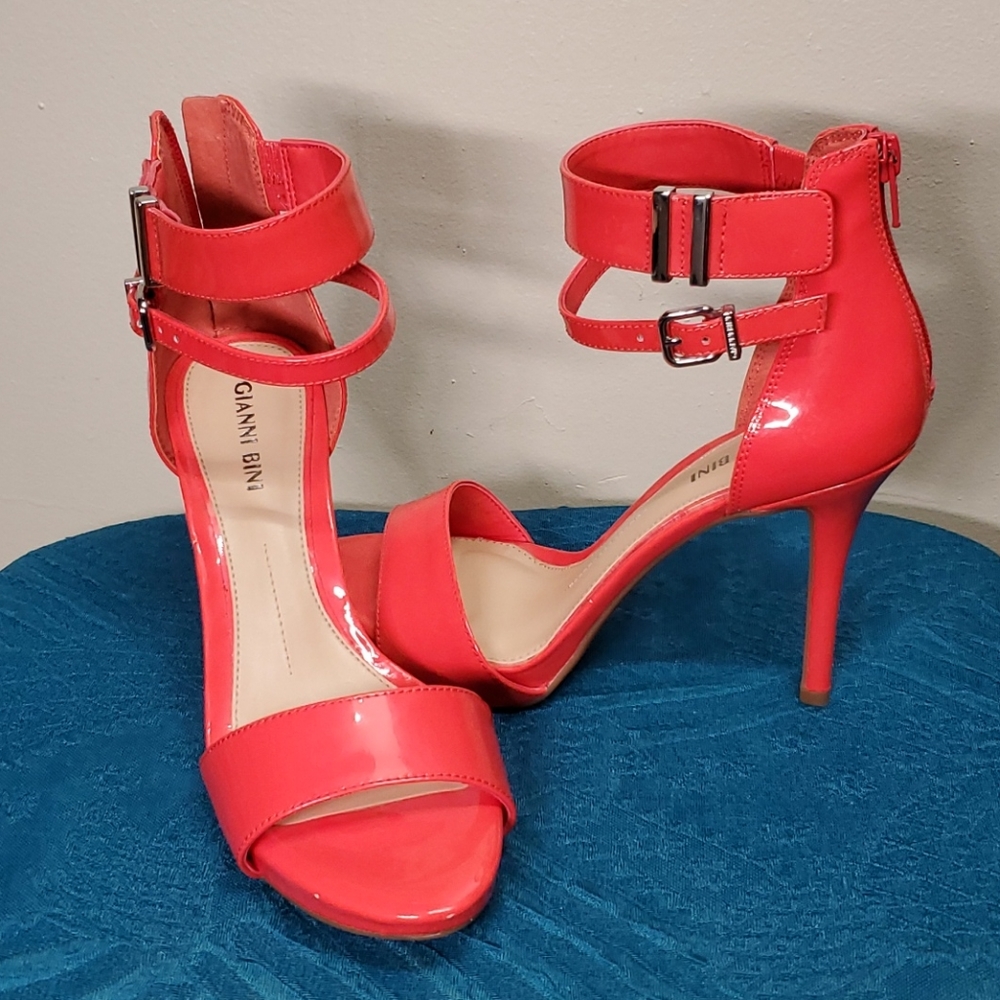 Orange Gianni bini Heels